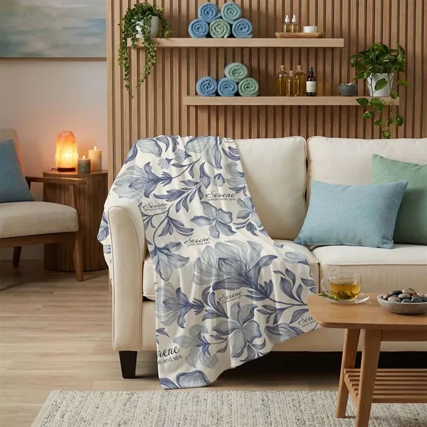 30" x 40" velvet blanket with hemmed edge and dye sublimated... from ASI 87188 Showdown Displays