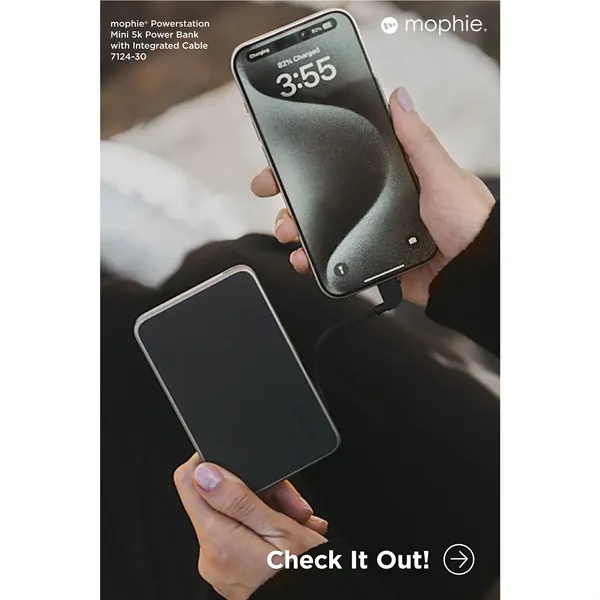 mophie® Powerstation® Mini with Integrated Cable... from ASI 66887 PCNA / Leeds
