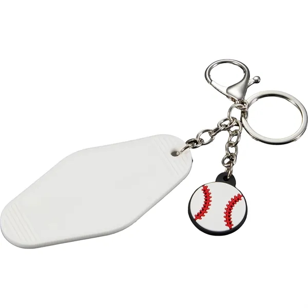 Baseball Motel Keychain... from ASI 66887 PCNA / Bullet