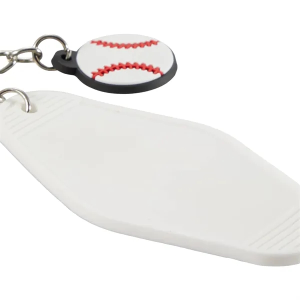 Baseball Motel Keychain... from ASI 66887 PCNA / Bullet