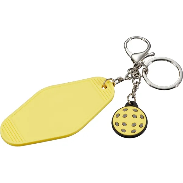 Pickleball Motel Keychain... from ASI 66887 PCNA / Bullet