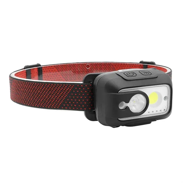 550 lumens rechargeable headlamp with led sensor plus laser engraving logo... from ASI 37218 Athena Promo (tm)