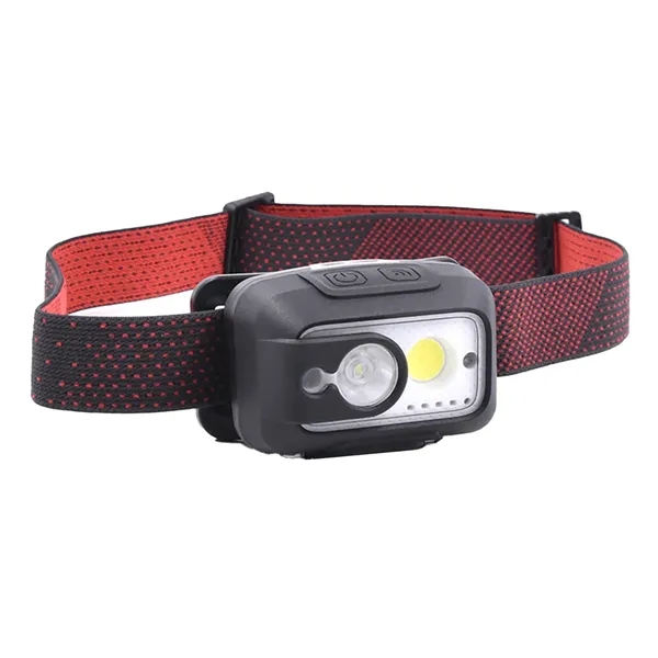 550 lumens rechargeable headlamp with led sensor plus laser engraving logo... from ASI 37218 Athena Promo (tm)