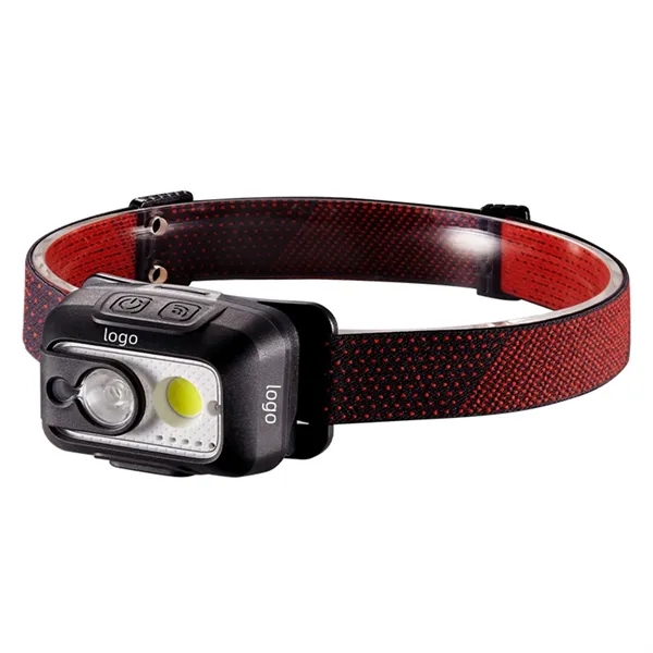 550 lumens rechargeable headlamp with led sensor plus laser engraving logo... from ASI 37218 Athena Promo (tm)