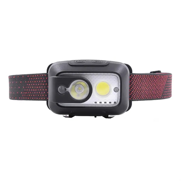 550 lumens rechargeable headlamp with led sensor plus laser engraving logo... from ASI 37218 Athena Promo (tm)