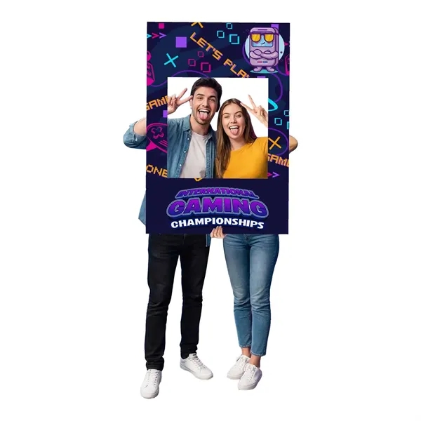 24" x 36" selfie frame made of 4mm corrugated plastic.... from ASI 87188 Showdown Displays