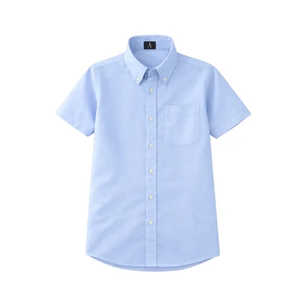 A+ Uniforms - Unisex 1-Pocket Short Sleeve Pinpoint Oxfor...... from ASI 86018 Scrub Authority