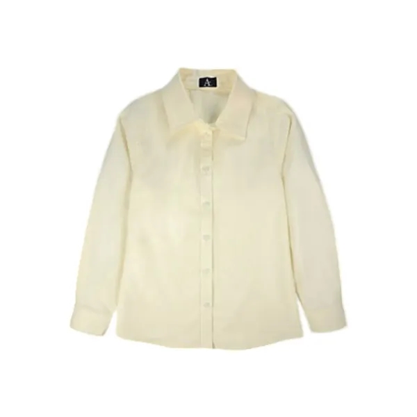 A+ Uniforms - Girls Pocketless Long Sleeve Pinpoint Oxfor...... from ASI 86018 Scrub Authority