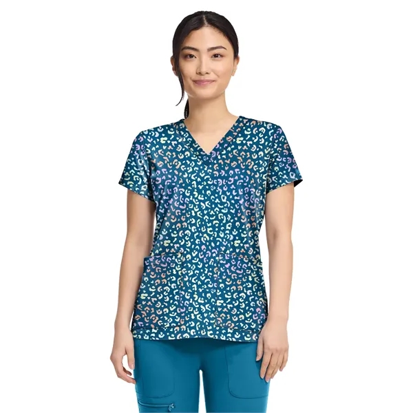 Med Couture - Prints - Women's 2-Pocket V-Neck Scrub Top... from ASI 86018 Scrub Authority