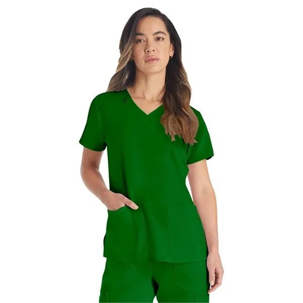 Dickies EDS Essentials Women's V-Neck Top... from ASI 86018 Scrub Authority