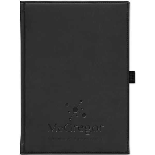 7" x 9.5" Faux-leather Pedova journal with deboss imprint, 12-month Calendar... from ASI 91340 Journalbooks/Timeplanner Calendars