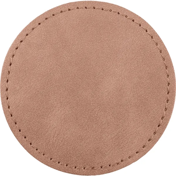 2.5" Round PU Creekside leatherette garment patch.... from ASI 74601 Calico