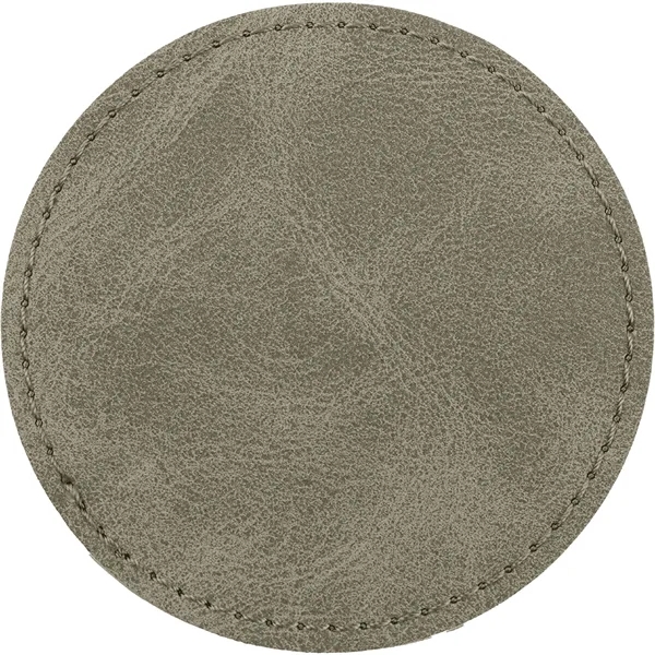 2.5" Round PU Creekside leatherette garment patch.... from ASI 74601 Calico