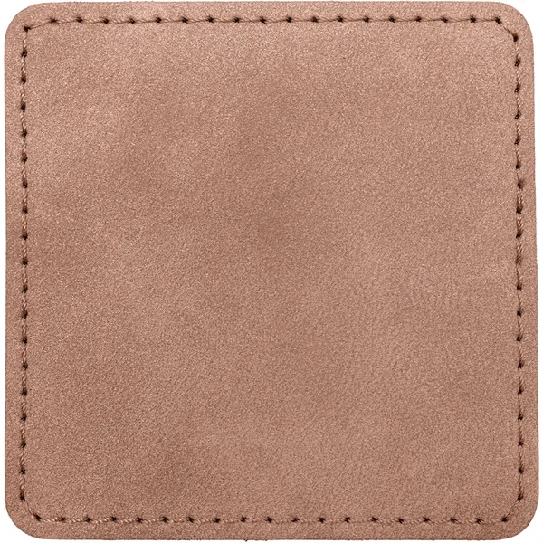 2.5" Square PU Creekside leatherette garment patch.... from ASI 74601 Calico