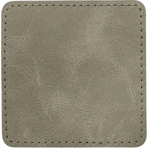 2.5" Square PU Creekside leatherette garment patch.... from ASI 74601 Calico
