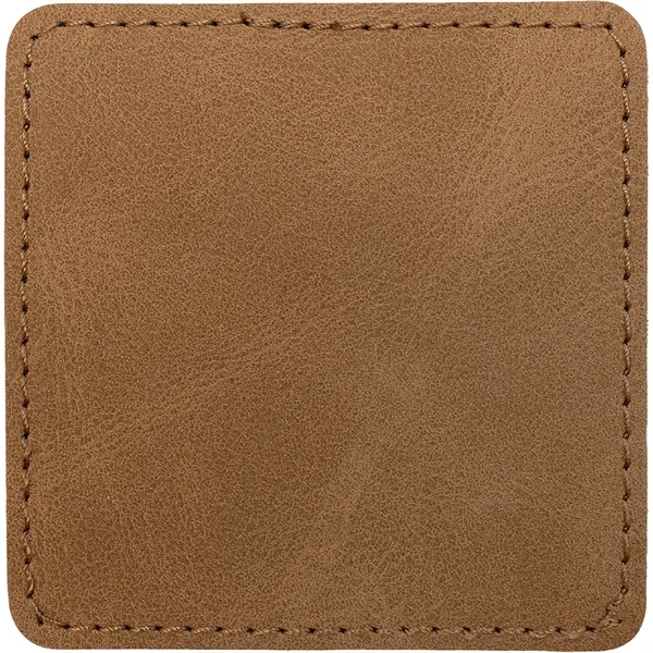 2.5" Square PU Creekside leatherette garment patch.... from ASI 74601 Calico