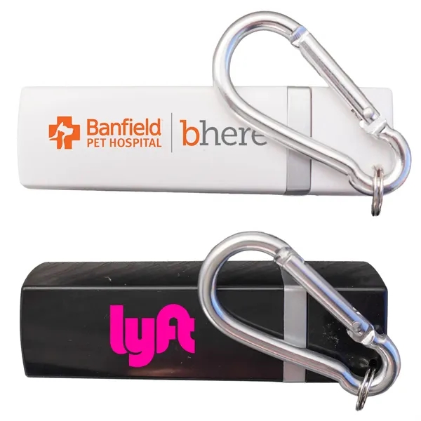 Personal Safety Alarm with Flashlight and Carabiner - available in black... from ASI 34040 Alexander Mfg Co