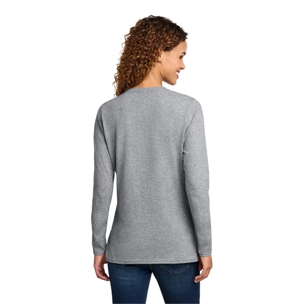 Port & Company Ladies Long Sleeve Core Cotton Tee.... from ASI 84863 SanMar
