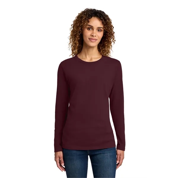 Port & Company Ladies Long Sleeve Core Cotton Tee.... from ASI 84863 SanMar