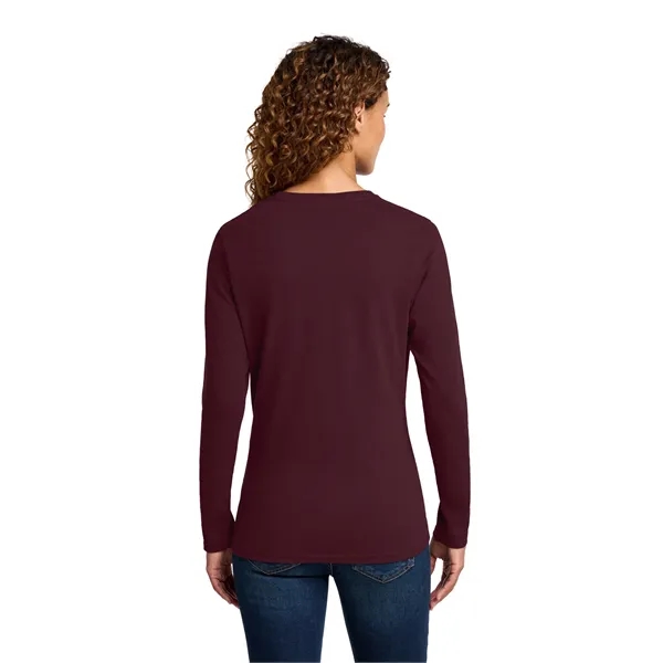 Port & Company Ladies Long Sleeve Core Cotton Tee.... from ASI 84863 SanMar