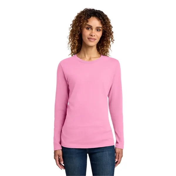 Port & Company Ladies Long Sleeve Core Cotton Tee.... from ASI 84863 SanMar