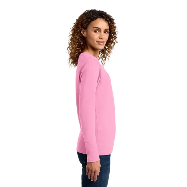Port & Company Ladies Long Sleeve Core Cotton Tee.... from ASI 84863 SanMar