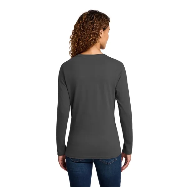 Port & Company Ladies Long Sleeve Core Cotton Tee.... from ASI 84863 SanMar