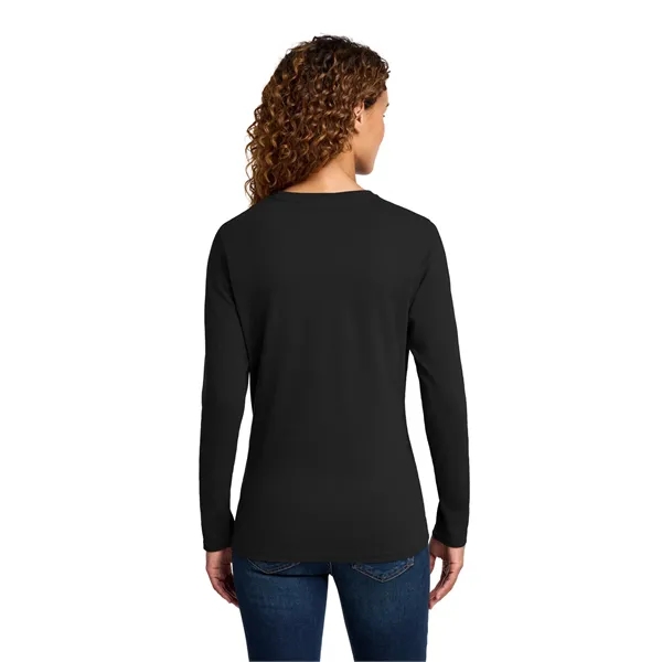 Port & Company Ladies Long Sleeve Core Cotton Tee.... from ASI 84863 SanMar