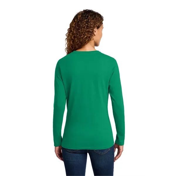 Port & Company Ladies Long Sleeve Core Cotton Tee.... from ASI 84863 SanMar