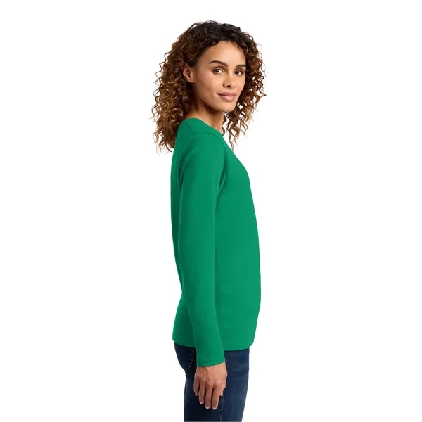 Port & Company Ladies Long Sleeve Core Cotton Tee.... from ASI 84863 SanMar