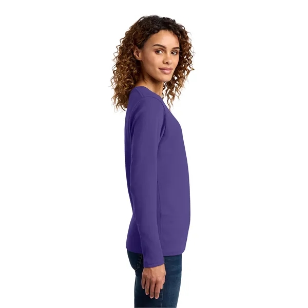 Port & Company Ladies Long Sleeve Core Cotton Tee.... from ASI 84863 SanMar