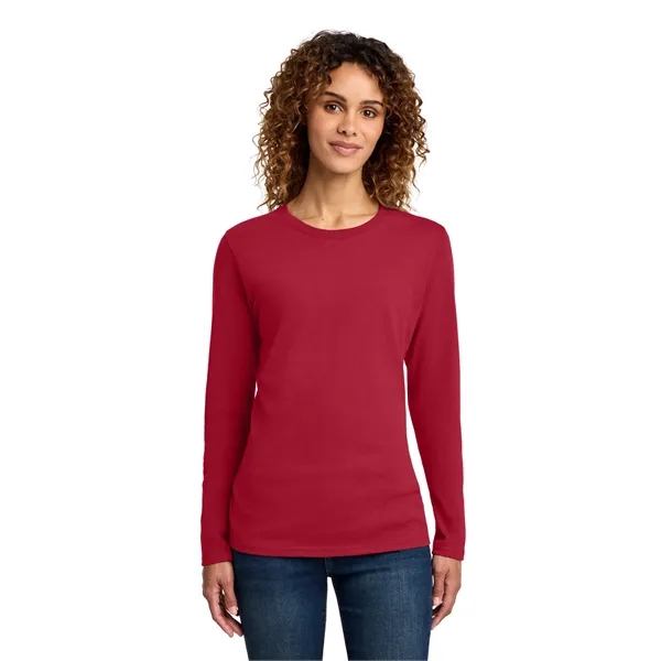 Port & Company Ladies Long Sleeve Core Cotton Tee.... from ASI 84863 SanMar
