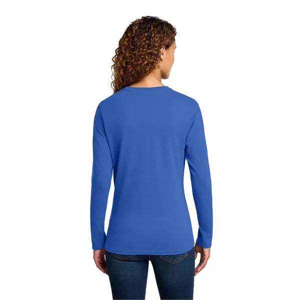 Port & Company Ladies Long Sleeve Core Cotton Tee.... from ASI 84863 SanMar