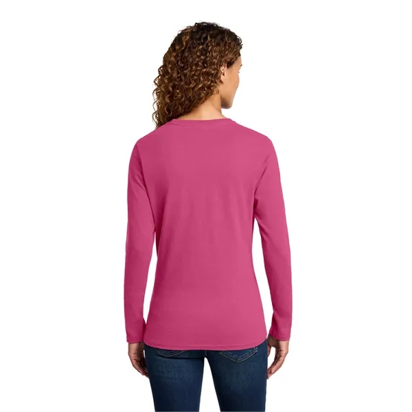 Port & Company Ladies Long Sleeve Core Cotton Tee.... from ASI 84863 SanMar