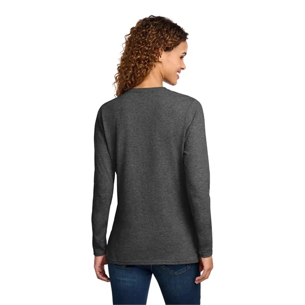 Port & Company Ladies Long Sleeve Core Cotton Tee.... from ASI 84863 SanMar