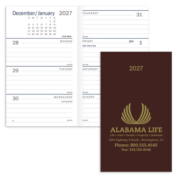 Classic Weekly Pocket Planner... from ASI 40480 Koozie Group / Norwood Triumph Calendar