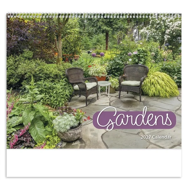 11 x 19 2024 Gardens calendar n 70# glossy paper with... from ASI 40480 Koozie Group / Norwood Triumph Calendar