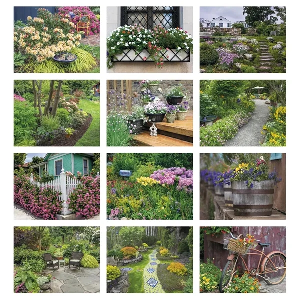 11 x 19 2024 Gardens calendar n 70# glossy paper with... from ASI 40480 Koozie Group / Norwood Triumph Calendar