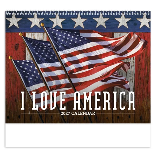 I Love America... from ASI 40480 Koozie Group / Norwood Triumph Calendar