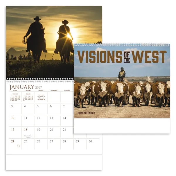 Visions of the West... from ASI 40480 Koozie Group / Norwood Triumph Calendar