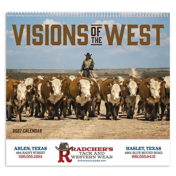 Visions of the West... from ASI 40480 Koozie Group / Norwood Triumph Calendar