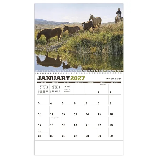 American West by Tim Cox... from ASI 40480 Koozie Group / Norwood Triumph Calendar