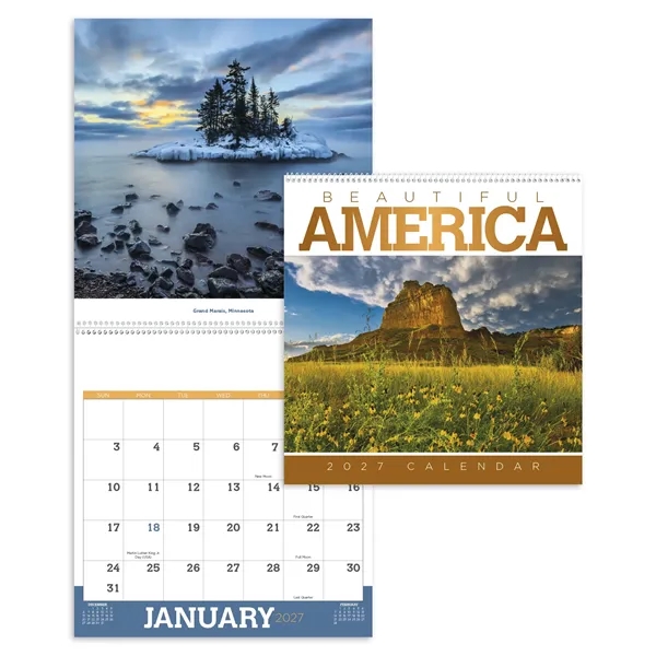 Beautiful America... from ASI 40480 Koozie Group / Norwood Triumph Calendar