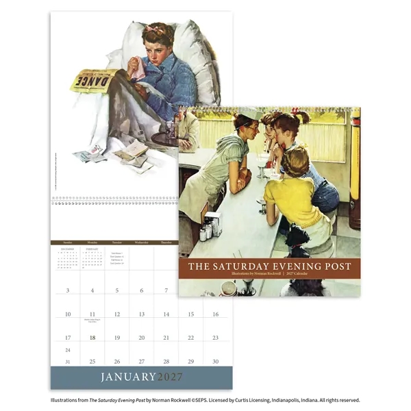 The Saturday Evening Post... from ASI 40480 Koozie Group / Norwood Triumph Calendar