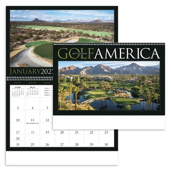 Golf America... from ASI 40480 Koozie Group / Norwood Triumph Calendar
