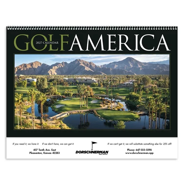 Golf America... from ASI 40480 Koozie Group / Norwood Triumph Calendar