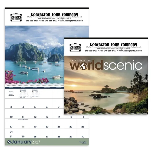 World Scenic... from ASI 40480 Koozie Group / Norwood Triumph Calendar