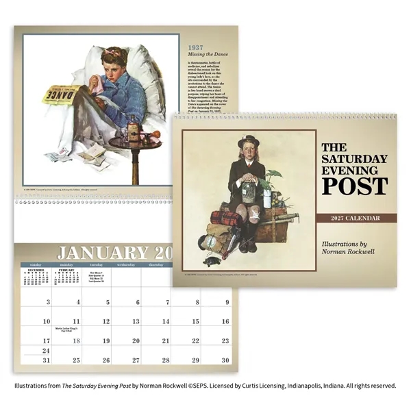 The Saturday Evening Post... from ASI 40480 Koozie Group / Norwood Triumph Calendar