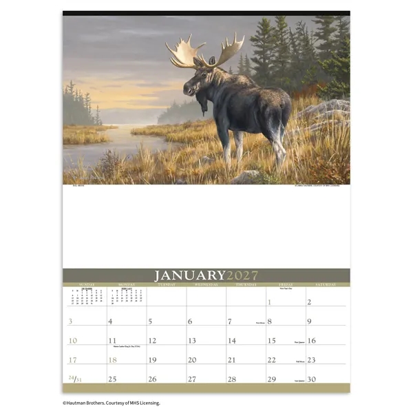 Wildlife Art by the Hautman Brothers... from ASI 40480 Koozie Group / Norwood Triumph Calendar