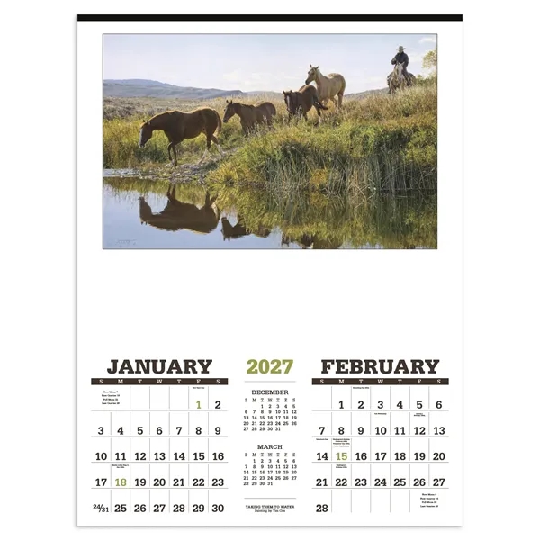 American West by Tim Cox... from ASI 40480 Koozie Group / Norwood Triumph Calendar